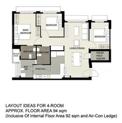 Blk 420C Waterfront II @ Northshore (Punggol), HDB 4 Rooms #574048371